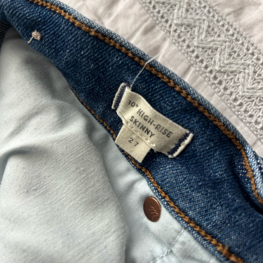 Madewell Skinny High Rise Denim